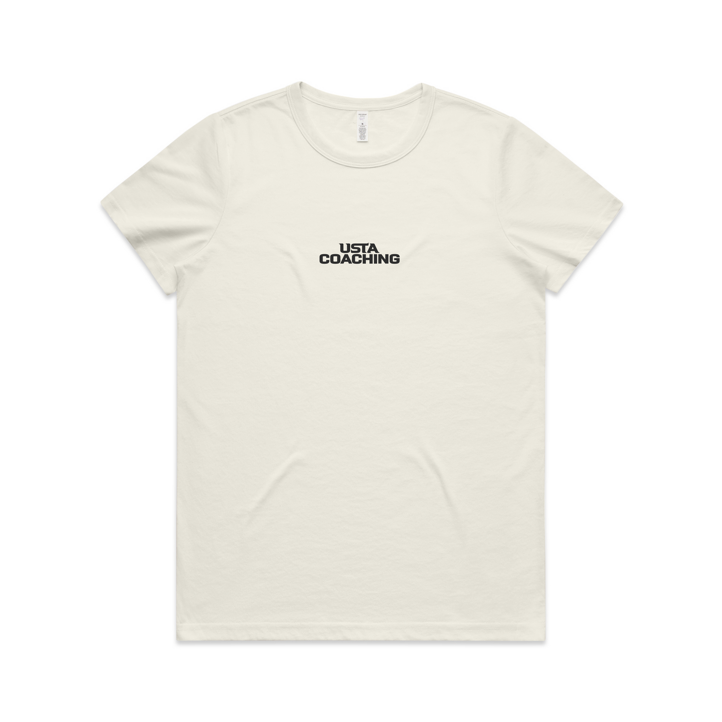 Women's Active Tee Shirt - USTA Logo Ecru