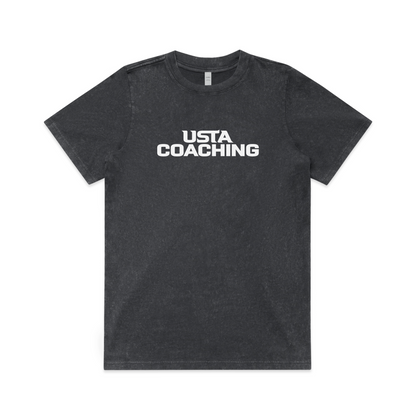 Women's Cotton Tee Shirt - USTA Logo Stone Wash