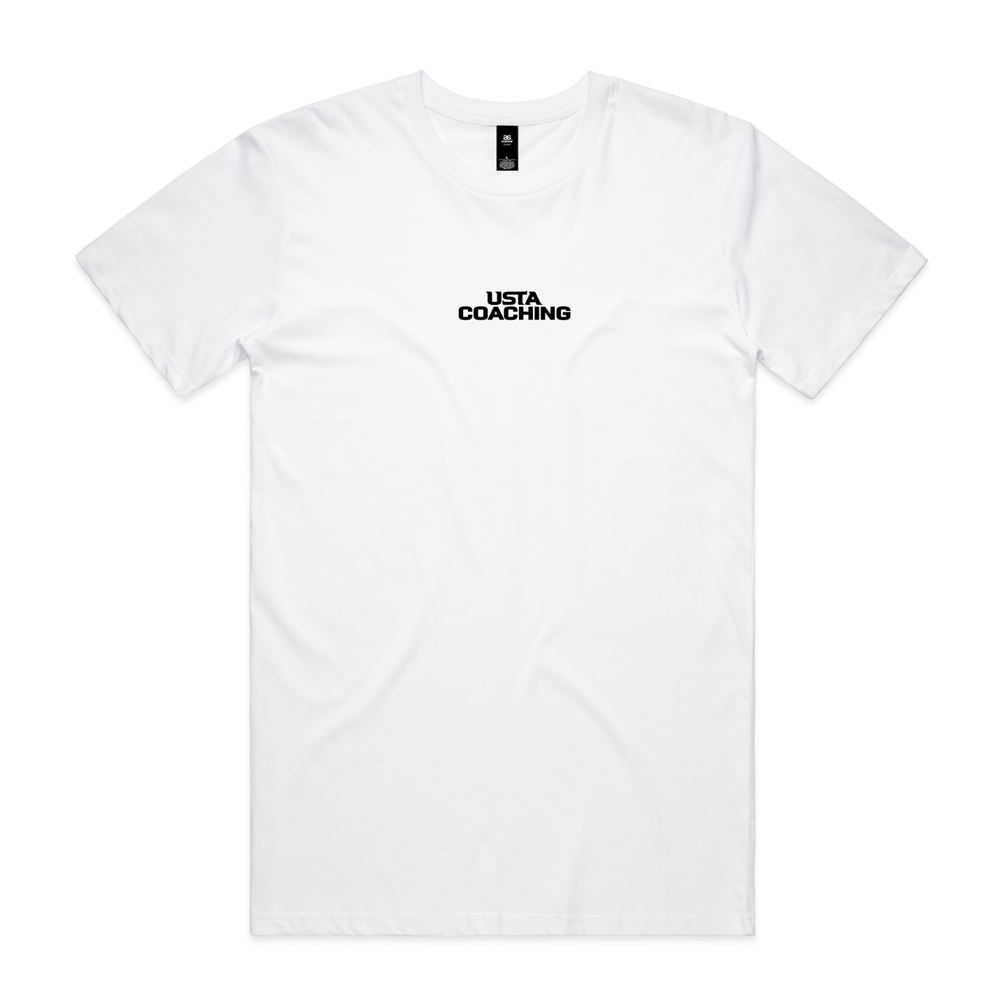 Men's Cotton Tee Shirt - Badge White