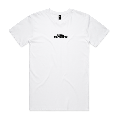 Men's Cotton Tee Shirt - Badge White