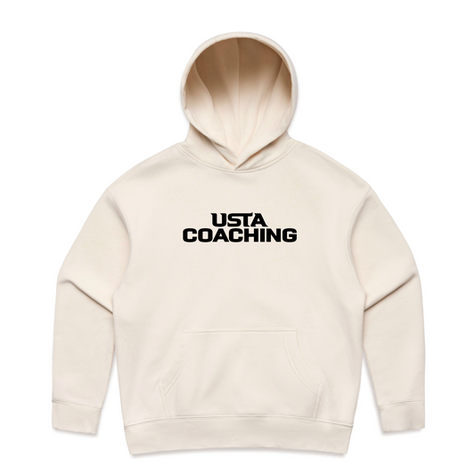 Women's Hoodie - USTA Logo Ecru