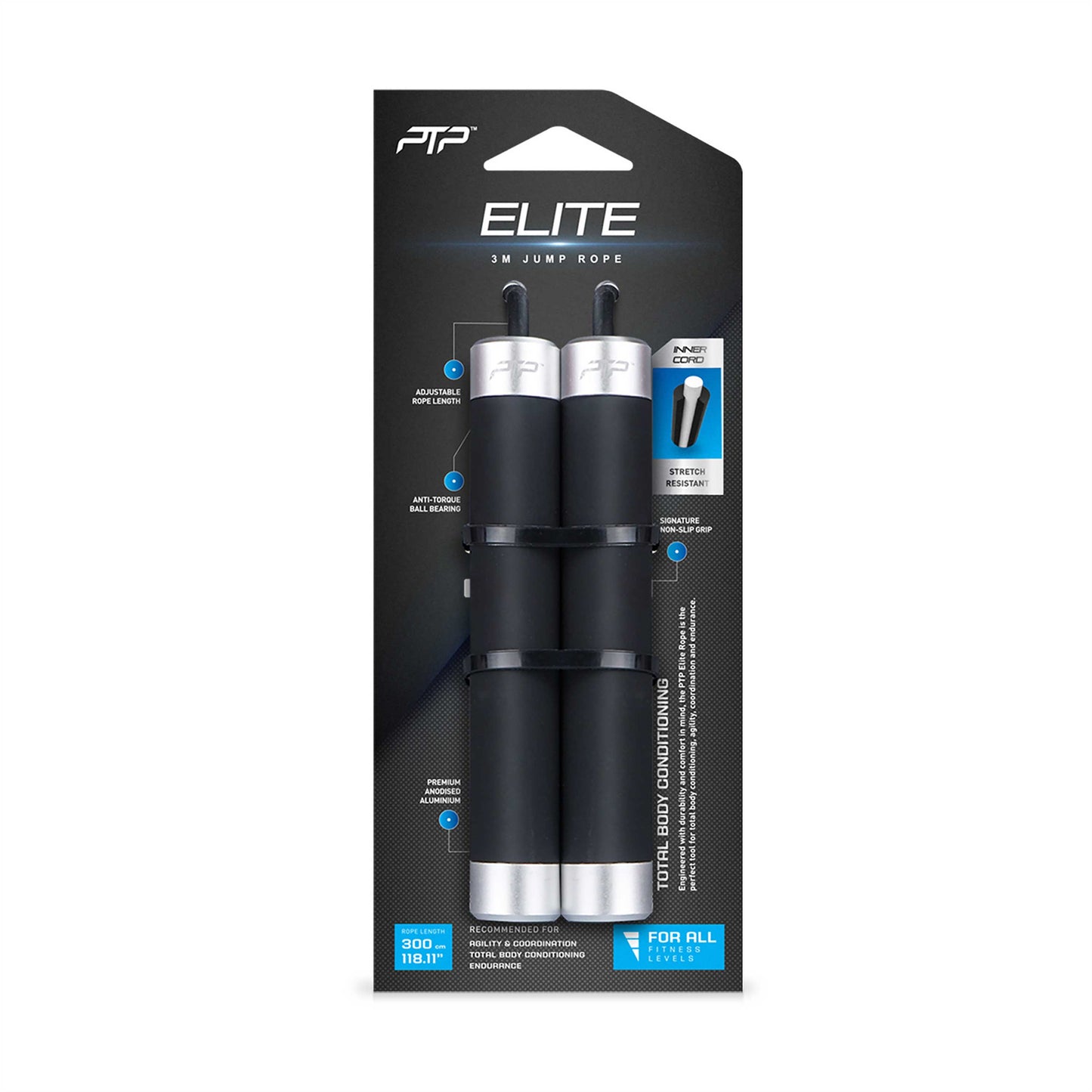 ELITE JUMP ROPE - Black