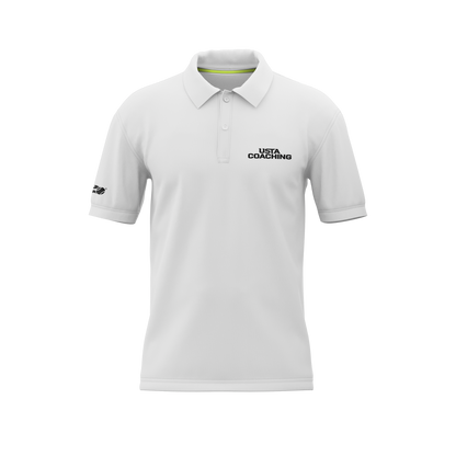 Men's Performance Polo - Baseline White