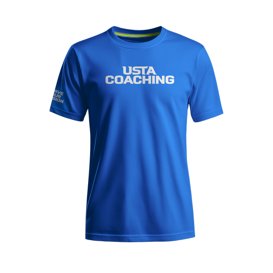Men's Performance Tee - USTA Blue